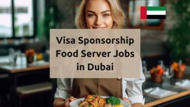 Visa Sponsorship Food Server Jobs in Dubai