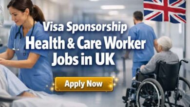 Visa Sponsorship Health & Care Worker Jobs in UK