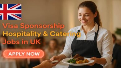 Visa Sponsorship Hospitality & Catering Jobs in UK