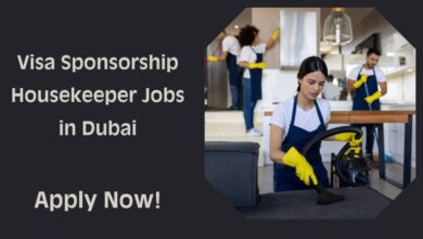 Visa Sponsorship Housekeeper Jobs in Dubai