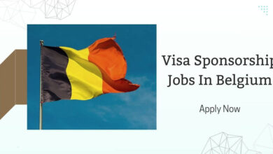 Visa Sponsorship Jobs In Belgium
