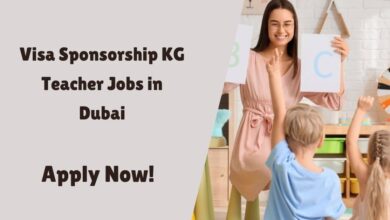Visa Sponsorship KG Teacher Jobs in Dubai