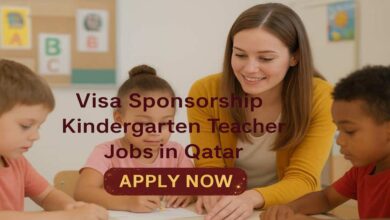 Visa Sponsorship Kindergarten Teacher Jobs in Qatar