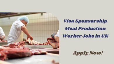 Visa Sponsorship Meat Production Worker Jobs in UK