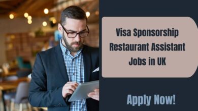 Visa Sponsorship Restaurant Assistant Jobs in UK