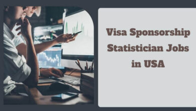 Visa Sponsorship Statistician Jobs in USA