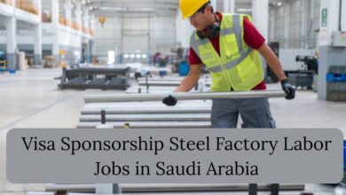 Visa Sponsorship Steel Factory Labor Jobs in Saudi Arabia