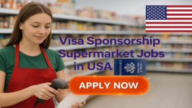 Visa Sponsorship Supermarket Jobs in USA