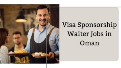 Visa Sponsorship Waiter Jobs in Oman