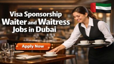 Visa Sponsorship Waiter and Waitress Jobs in Dubai