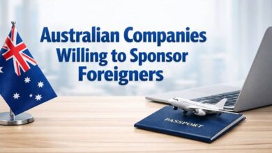 Australian Companies Willing to Sponsor Foreigners