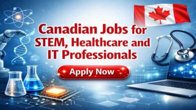 Canadian Jobs for STEM, Healthcare and IT Professionals