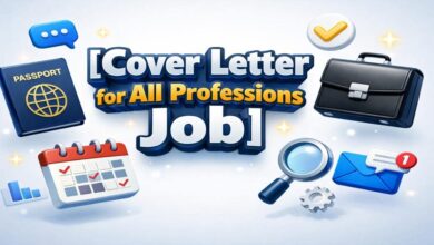 Cover Letter for All Professions Job
