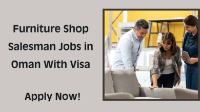 Furniture Shop Salesman Jobs in Oman With Visa