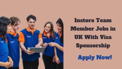 Instore Team Member Jobs in UK With Visa Sponsorship