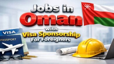 Jobs in Oman with Visa Sponsorship For Foreigners