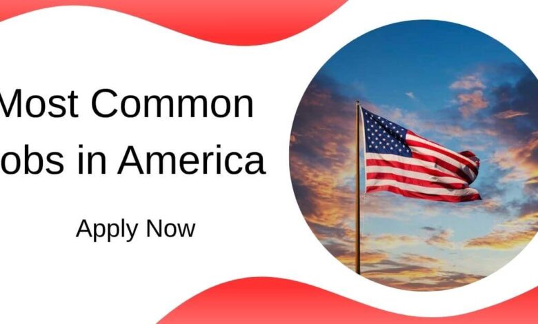 Most Common Jobs in America