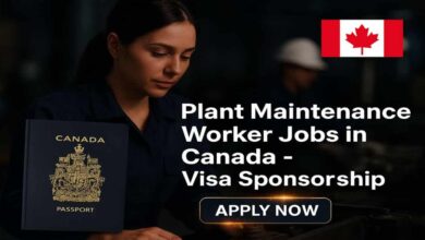 Plant Maintenance Worker Jobs in Canada - Visa Sponsorship