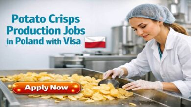 Potato Crisps Production Jobs in Poland with Visa