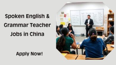 Spoken English & Grammar Teacher Jobs in China