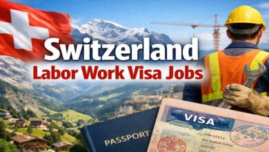 Switzerland Labor Work Visa Jobs