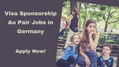 Visa Sponsorship Au Pair Jobs in Germany