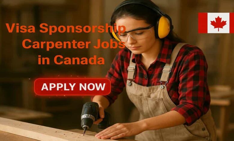 Visa Sponsorship Carpenter Jobs in Canada