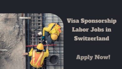 Visa Sponsorship Labor Jobs in Switzerland