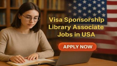 Visa Sponsorship Library Associate Jobs in USA