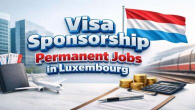 Visa Sponsorship Permanent Jobs in Luxembourg