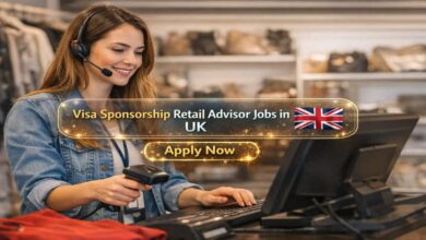 Visa Sponsorship Retail Advisor Jobs in UK