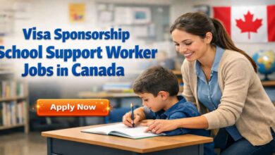 Visa Sponsorship School Support Worker Jobs in Canada