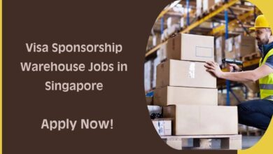 Visa Sponsorship Warehouse Jobs in Singapore