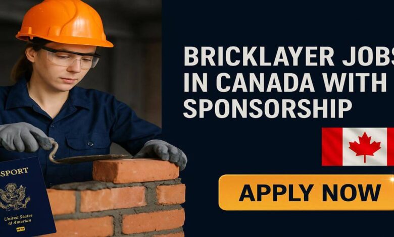 Bricklayer Jobs in Canada with Sponsorship