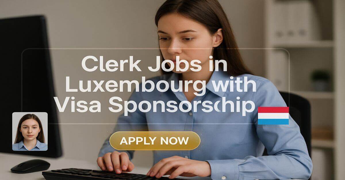 Clerk Jobs in Luxembourg with Visa Sponsorship