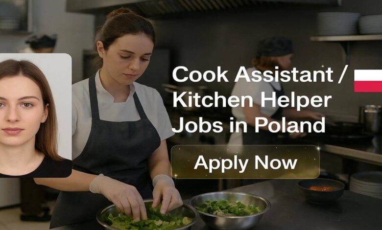 Cook Assistant Kitchen Helper Jobs in Poland