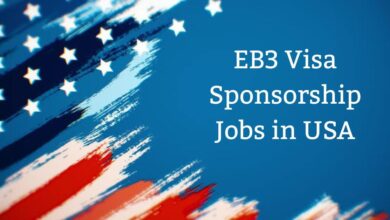 EB3 Visa Sponsorship Jobs in USA