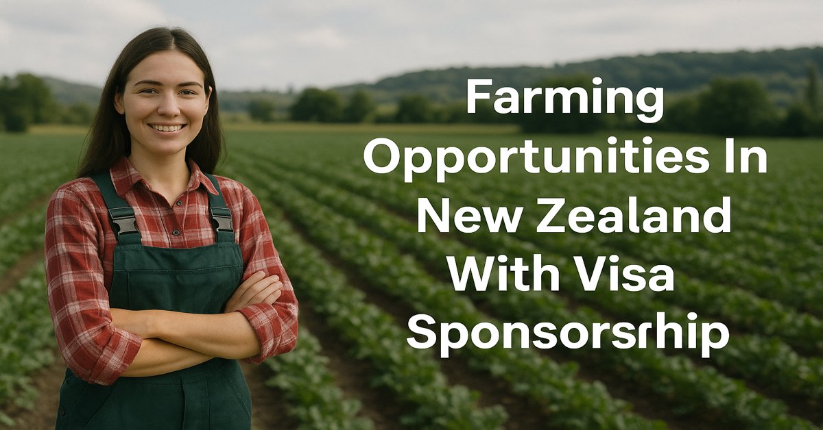 Farming Opportunities In New Zealand With Visa Sponsorship