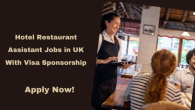 Hotel Restaurant Assistant Jobs in UK With Visa Sponsorship