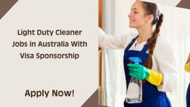 Light Duty Cleaner Jobs in Australia With Visa Sponsorship