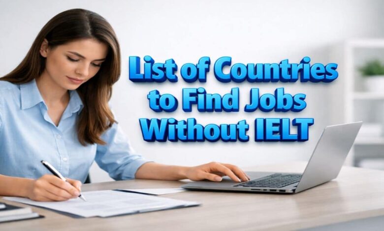 List of Countries to Find Jobs Without IELTS