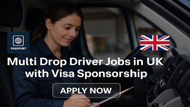 Multi Drop Driver Jobs in UK with Visa Sponsorship