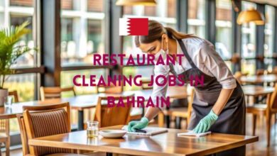 Restaurant Cleaning Jobs in Bahrain