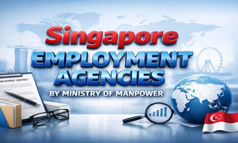 Singapore Employment Agencies by Ministry of Manpower