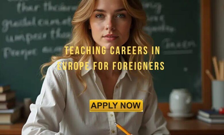 Teaching Careers in Europe for Foreigners
