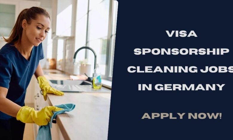 Visa Sponsorship Cleaning Jobs in Germany