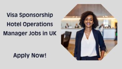 Visa Sponsorship Hotel Operations Manager Jobs in UK