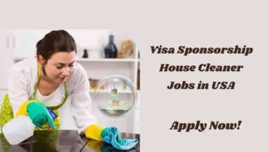 Visa Sponsorship House Cleaner Jobs in USA
