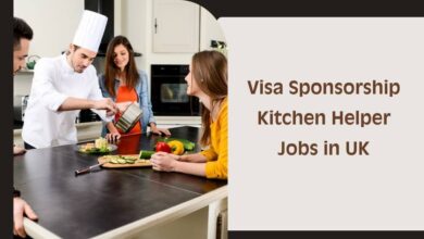Visa Sponsorship Kitchen Helper Jobs in UK