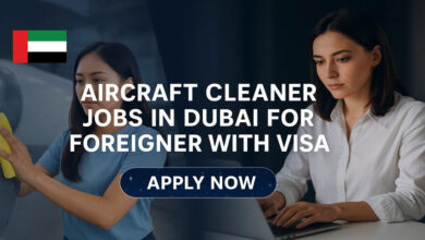 Aircraft Cleaner Jobs in Dubai for Foreigner with Visa
